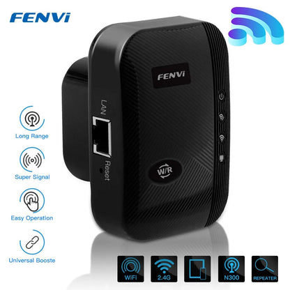 FENVI 300Mbps Wireless WIFI Repeater Remote Wifi Extender